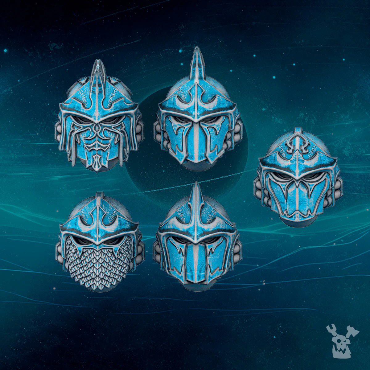 Scylla Legion Heads Set