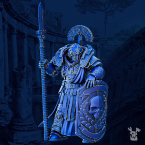 Agamemnon The Cohorte Commander – Heavy Prime Armored Captain of Legio Prima Victrix front