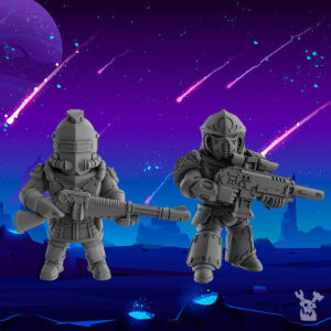 Chibi promo models – Scylla and Dawnguard
