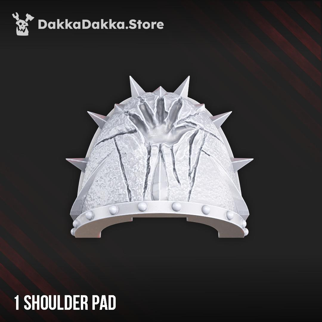 CW Cursed Hand Shoulder Pads