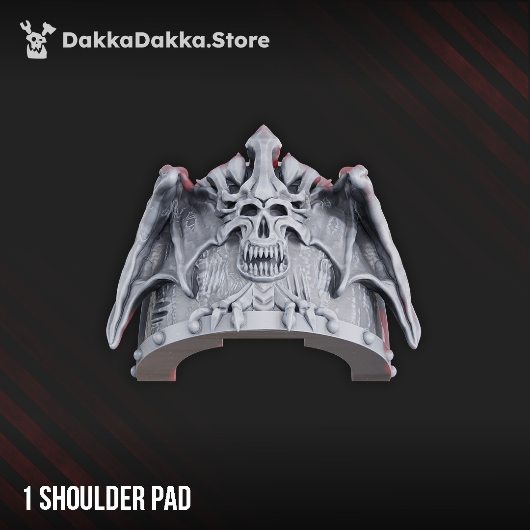 CW "Winged Demon" Shoulder Pads