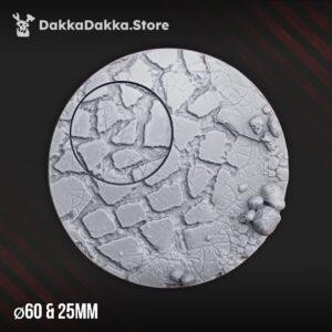 Decorative base Flat stone 2 in 1 Set