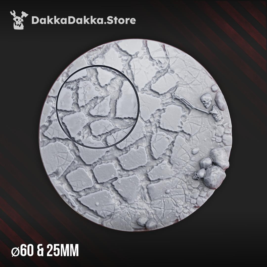 Decorative base "Flat stone" 2 in 1 Set