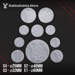 Decorative bases Ruins Set x10
