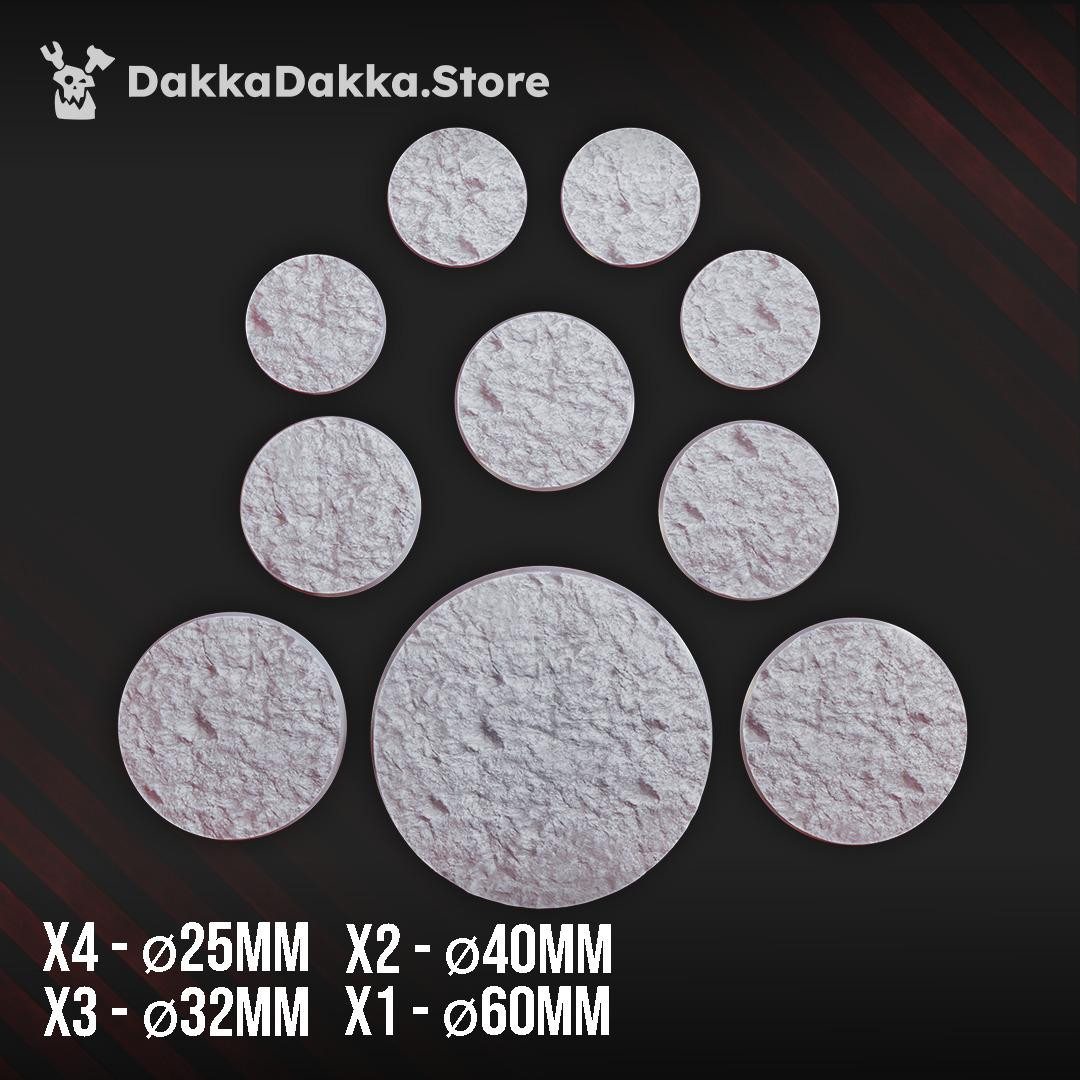 Decorative bases "War field" Set