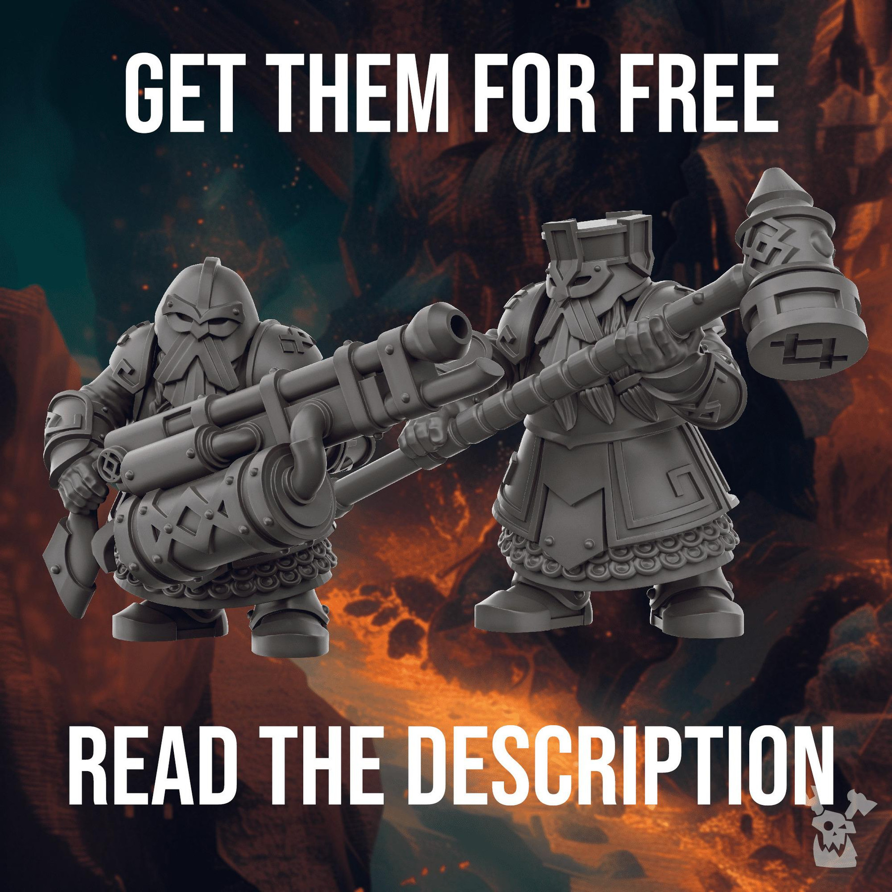 Grimworld: Battle for Underholme Promo Models (Steelhill Dwarfs)