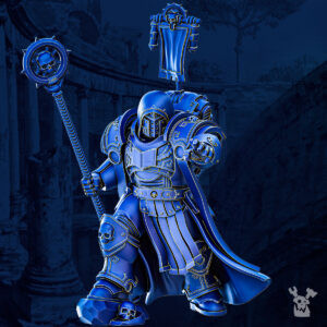 Homer the Psylliad – Prime Armored Space Spellcaster of Legio Prima Victrix front