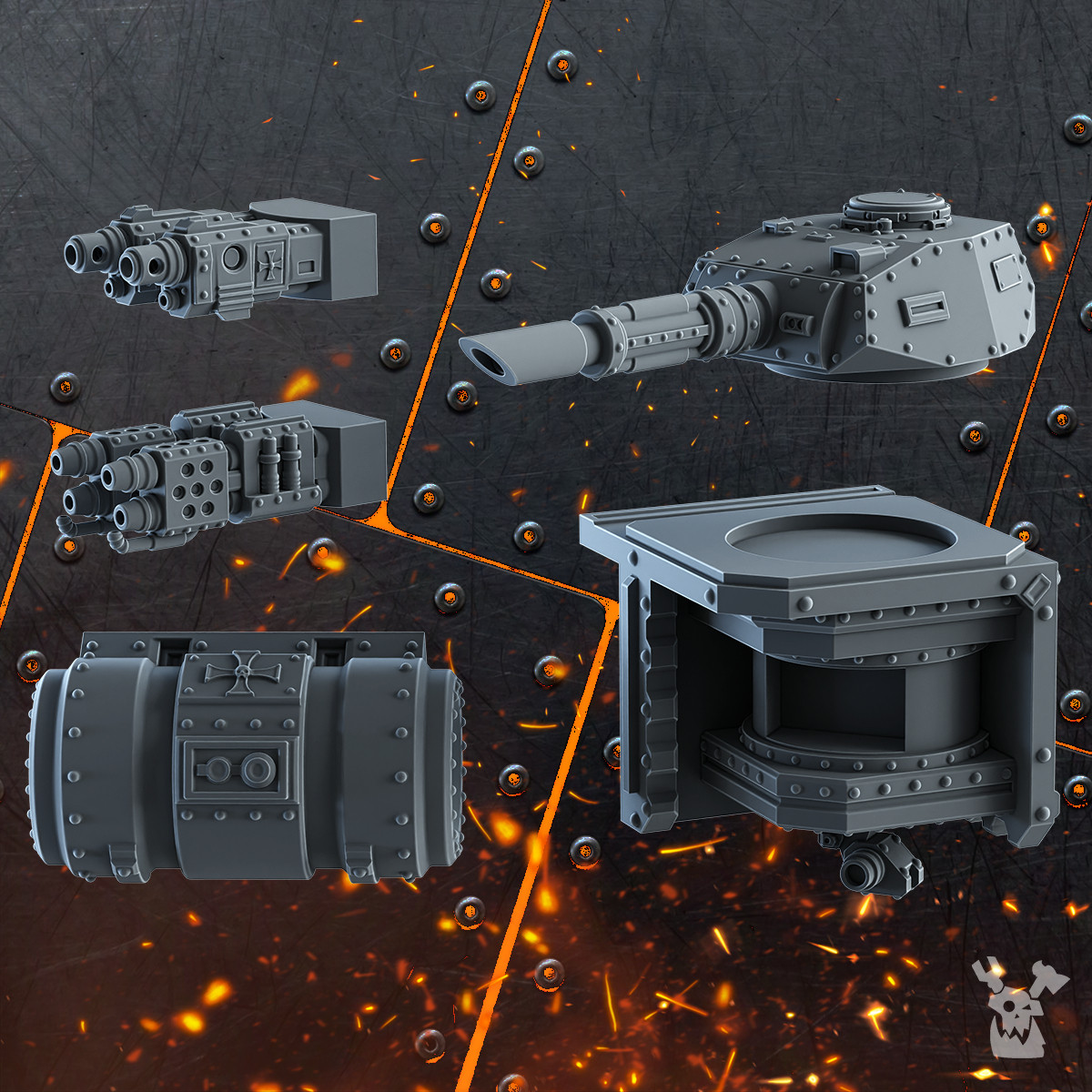 Kolossale Kampfpanzer Bits Set