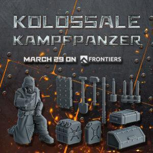 Kolossale Kampfpanzer project promo bits set Front
