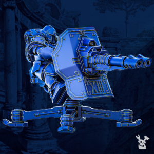 Legio Prima Victrix Support Turret – Space Artillery Weapon front
