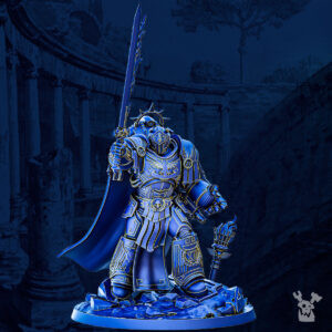 Quintus Aexius The Conditor – Space Supreme Leader of Legio Prima Victrix front