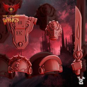 The Crimson Wings Free Bits Set front