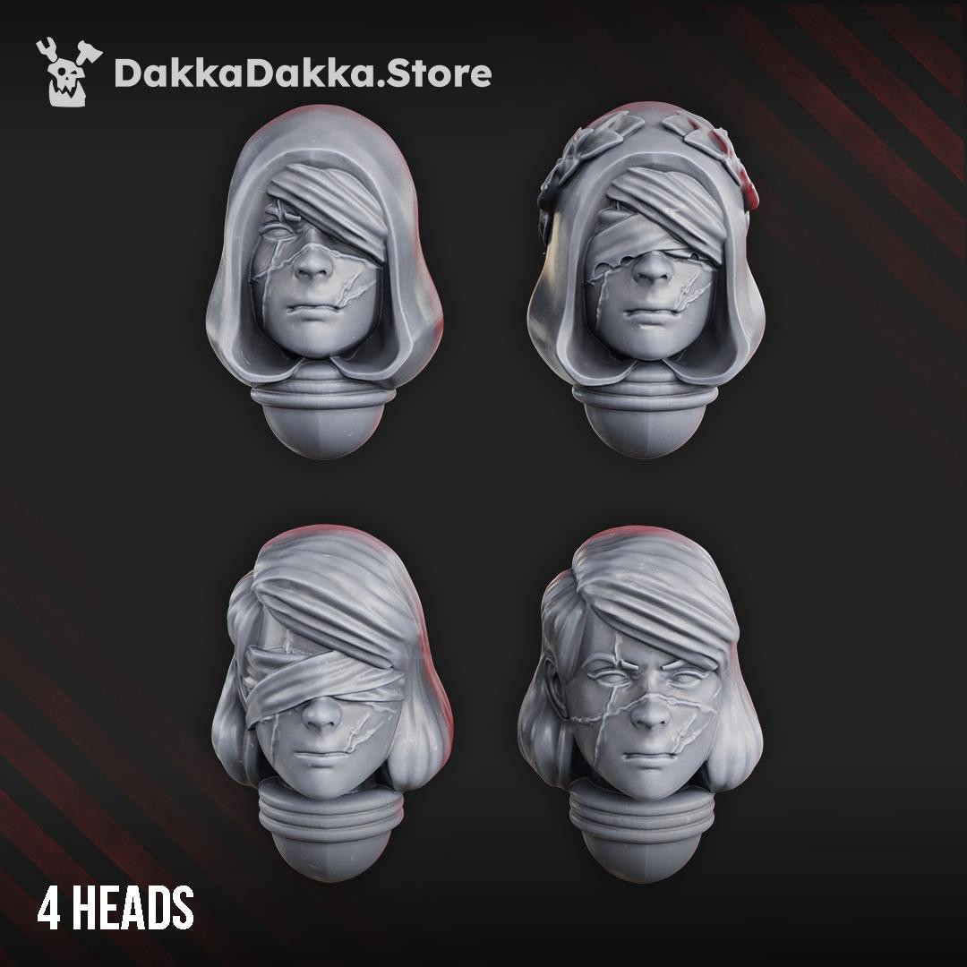 War Sister Heads Holy Elizabeth Bits Set